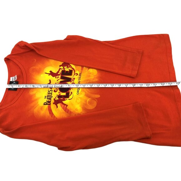 The Beatles Love Cirque Du Soleil Graphic Long Sleeve 100% Cotton Tee Size Small - Picture 11 of 11